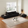 GDFStudio Gustave Modular 102" W Corduroy Upholstered Chaise Lounge/Sectional Sofa with Ottoman - 2 of 4