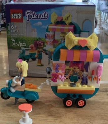 LEGO Friends Mobile Fashion Boutique Shop and Hair Salon Playset 41719,  Creative Toy for Kids, Girls and Boys 6 Plus Years Old with Stephanie