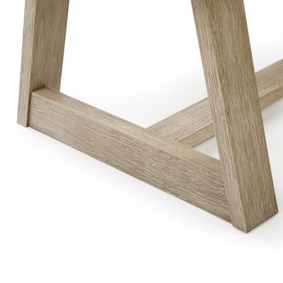 Classic 48" Gray Pine Rectangular Coffee Table