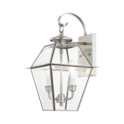 Livex Lighting Westover 2 - Light Wall Light in  Brushed Nickel