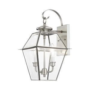 Livex Lighting Westover 2 - Light Wall Light in  Brushed Nickel - 1 of 2