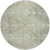 Fern Green And Ivory Geometric Washable Indoor Outdoor Area Rug - 4 of 4