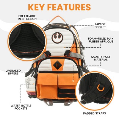 Star Wars Episode IV A New Hope Rebel Alliance Adult Travel Backpack — фото 2