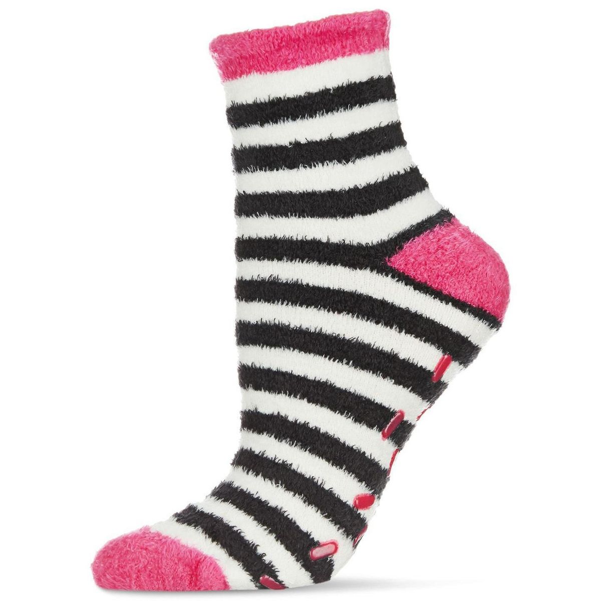 Memoi Colorblock Fuzzy Non-Skid Socks with Aloe - thumbnail 10