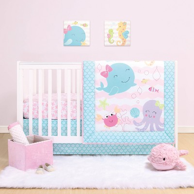 mermaid crib bedding target