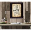 Mother Says By Susan Boyle, Printed Wall Art, Ready To Hang Framed Poster, Black Frame - 2 of 4