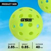 GSE 12-Pack Outdoor Pickleball Balls. 40 Holes Pickleballs - 2 of 4