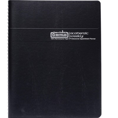 House of Doolittle 2021-2022 8.5" x 11" Academic Appointment Book Professional Black 257202-22