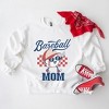 Simply Sage Market Women's Graphic Sweatshirt Baseball Mom Checkered - 3 of 4
