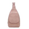 MKF Collection Cleisy M logo Embossed Vegan Leather Women’s Sling Bag by Mia K - 2 of 4