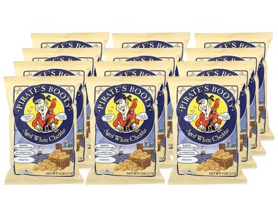Pirate's Booty Aged White Cheddar - Case of 12/4 oz
