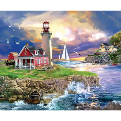 Sunsout Sunset Point Lighthouse 1000 Pc Jigsaw Puzzle 31540 : Target