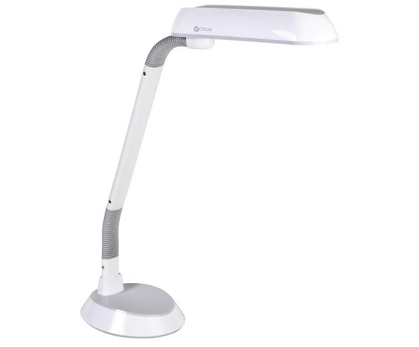 18W FlexArm Plus Refresh Table Lamp White (Includes Energy Efficient Light Bulb) - OttLite