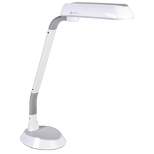 37" 18W FlexArm Plus Refresh Desk Lamp White (Includes CFL Light Bulb) - OttLite