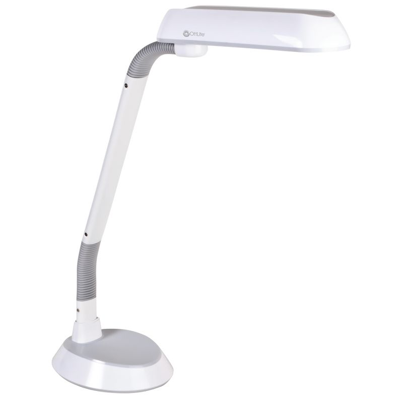 37&#34; 18W FlexArm Plus Refresh Desk Lamp White (Includes CFL Light Bulb) - OttLite, 1 of 4