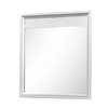 Royal Hampton 40 Inch Dresser Mirror, Champagne Gray Wood, Rounded Edges - 2 of 4
