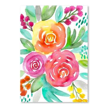 Americanflat Botanical Watercolor Floral 3 By Lisa Nohren Poster