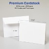 Avery Quarter-Fold Card 4-1/4"x5-1/2" 20 Cards/Env White 03266 - 2 of 4