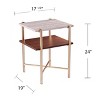 Ardmillan Square Faux Marble End Table w/ Storage - CK1004902 - Brass - SEI - 4 of 4