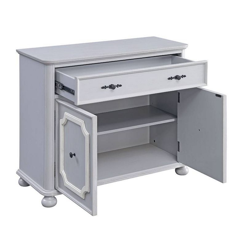 36&#34; Enyin Cabinet Gray Finish - Acme Furniture, 5 of 7