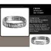 Dicksons The Lord's Prayer Engraved Verse Women's One Size Silver Plated Stainless Steel Four-Tile Stretch Bracelet - 3 of 4