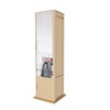 KTMBDW 360° Swivel Mirror Jewelry Cabinet, Large Jewelry Armoire Cabinet Standing, Free length Mirror with Storage, Rear Storage Shelves - 4 of 4
