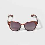 Kids' Tort Shell Rectangle Sunglasses - Cat & Jack™ Black
