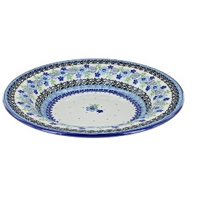 Blue Rose Polish Pottery 14 Ceramika Artystyczna Soup Plate - 1 of 1