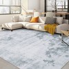 WhizMax Area Rug Abstract Rug Distressed Mat Throw Floor Carpet for Bedroom Living Room - 3 of 4