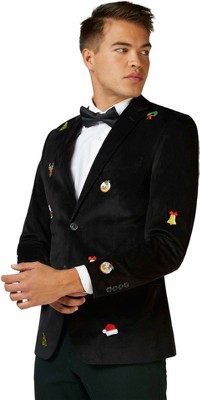 Opposuits Mens Hohoholly Christmas Blazer Jacket