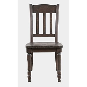 Jofran, Madison County Rustic Reclaimed Pine Farmhouse Slatback Dining Chair (Set of 2) - 1 of 1