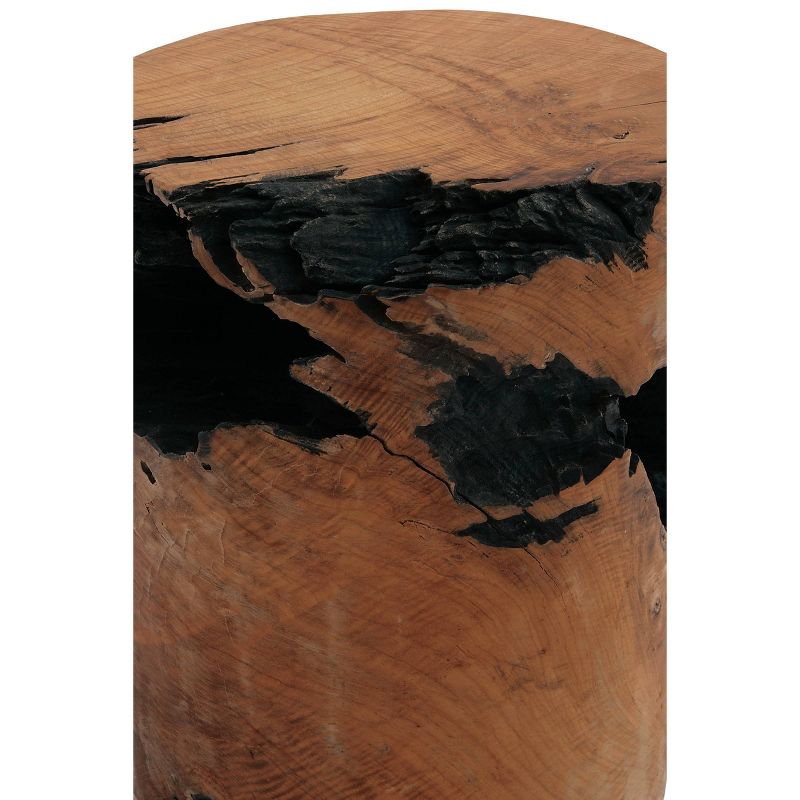 Contemporary Reclaimed Wood Accent Table Brown - Olivia &#38; May, 5 of 18