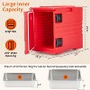 Insulated Food Pan Carrier, 82Qt Capacity, Stackable Hot Box, Elastic Side Handles and Bucklesles - 2 of 4
