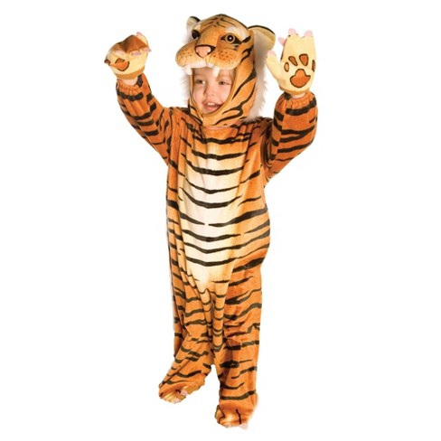 Underwraps Costumes Brown Plush Tiger Costume Infant - image 1 of 4