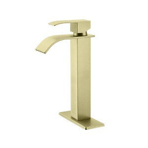 Chery Life Silver Single Handle Bathroom Sink Faucet - 1 of 4