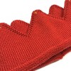 Wrapables Baby Boy & Girl Birthday Party Knitted Crown Headband Beanie Cap Hat, Red - 3 of 3