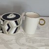 Jiallo 380ml Simplicity Collection White Porcelain Gold Trim Coffee Mug - 4 of 4