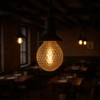 Festive Living G125 + LED Filament Outdoor Covered Patio Pendent Edison Replacement Bulbs, Warm White 2700K, E26 Medium Base - 2 of 4