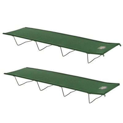 Kamp-Rite Indoor/Outdoor Compact Lightweight Collapsible Economy Cot, Ideal for Hotels, Sporting Events, Beach Days, & Emergency Situations (2 Pack)