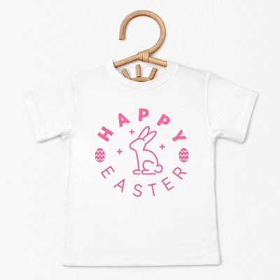 The Juniper Shop Happy Easter Eggs Toddler Short Sleeve Tee