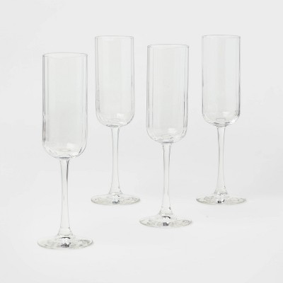 Bezrat Wine Glasses  6-Piece 18 oz Stemware Set Made From Crystal-Cle