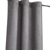 HomeRoots Set of Two 84" Silver Metallic Textured Window Panels - 3 of 4