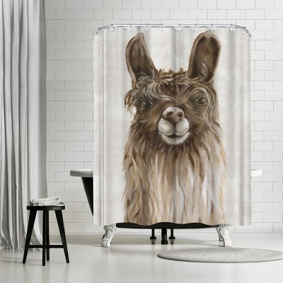 Americanflat Suri Alpaca I by Pi Creative Art 71" x 74" Shower Curtain