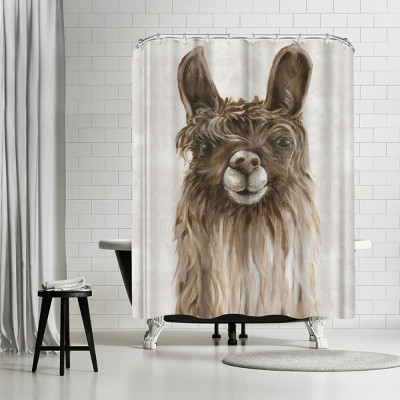 Americanflat Suri Alpaca I by Pi Creative Art 71" x 74" Shower Curtain