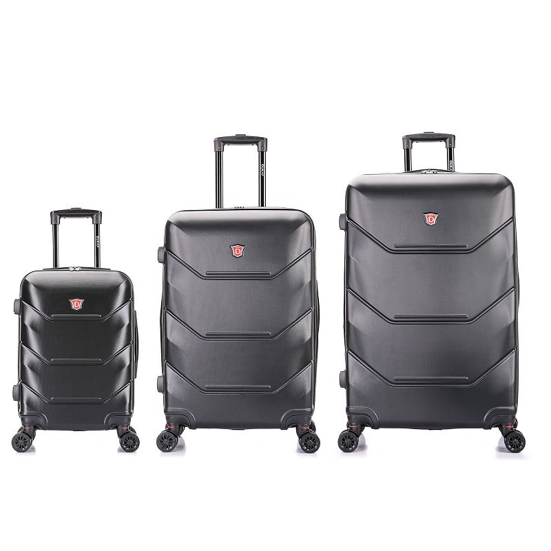 DUKAP Zonix Lightweight 3pc Hardside Luggage Set, 3 of 9