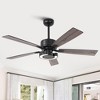 Parrot Uncle 52" Modern LED Ceiling Fan with Light and Remote - 2 of 4