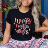Simply Sage Market Women's Happy Holla Days Colorful Short Sleeve Graphic Tee - 2 of 4