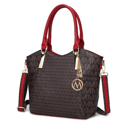 MKF Collection Devorah Stylish Tote Handbag Signature Printed by Mia K