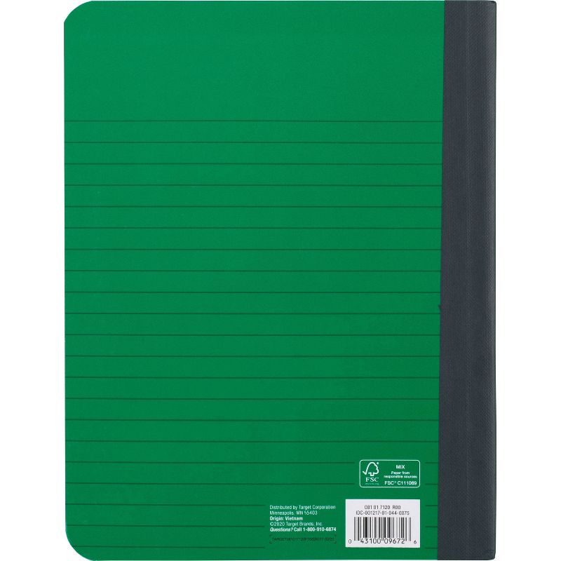 College Ruled Hard Cover Composition Notebook - up & up™, 2 of 3