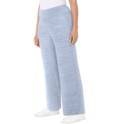 Catherines Women's Plus Size Impossibly Soft Wide Leg Pant